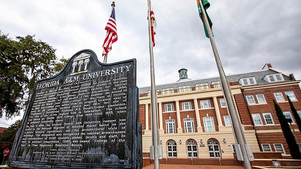 A view of Florida A&M University, a public and historically black university, is pictured in Tallahassee, Florida, on December 14, 2020.
Mandatory Credit:	Daniel A. Varela/Miami Herald/Tribune News Service/Getty Images