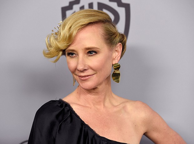 Anne Heche, pictured here on January 7, 2018, in Beverly Hills, California, is 'not expected to survive,' her family says. Heche was involved in a car crash last week.
Mandatory Credit:	Chris Pizzello/Invision/AP