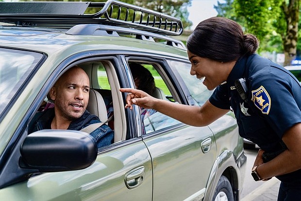Jo Koy and Tiffay Haddish in Easter Sunday.
