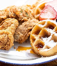 Taste Bar and Kitchen's Chicken and Waffles