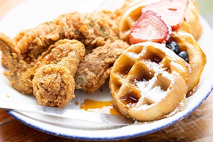 Taste Bar and Kitchen's Chicken and Waffles