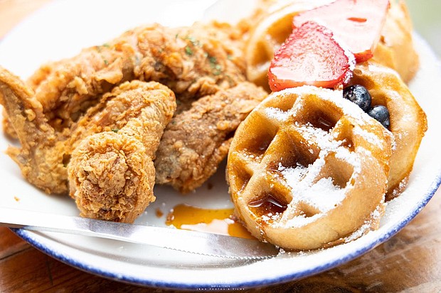 Taste Bar and Kitchen's Chicken and Waffles