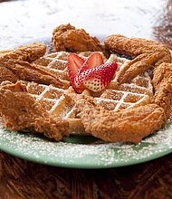 The Breakfast Klub's Chicken and Waffles