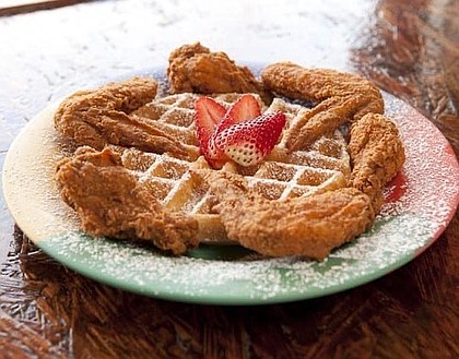 The Breakfast Klub's Chicken and Waffles