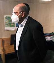 Trump Organization finance chief Allen Weisselberg appears in a New York court after turning himself into authorities in July 2021 in New York City. Weisselberg is expected to plead guilty to a 15-year tax fraud scheme.
Mandatory Credit:	Spencer Platt/Getty Images North America/Getty Images