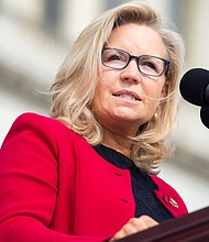 The immediate political future of Wyoming Rep. Liz Cheney, seen here in September 2020, is at stake on August 16.
Mandatory Credit:	Tom Williams/CQ-Roll Call, Inc via Getty Images