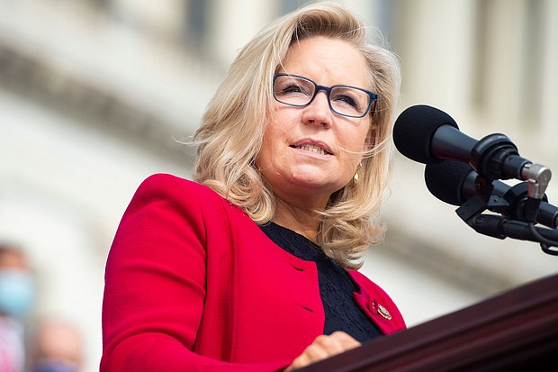 The immediate political future of Wyoming Rep. Liz Cheney, seen here in September 2020, is at stake on August 16.
Mandatory Credit:	Tom Williams/CQ-Roll Call, Inc via Getty Images