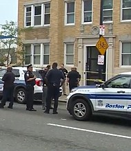 A young child remains in critical condition after he fell from a window at an apartment building in Boston's Dorchester neighborhood Wednesday afternoon.
Mandatory Credit:	WCVB