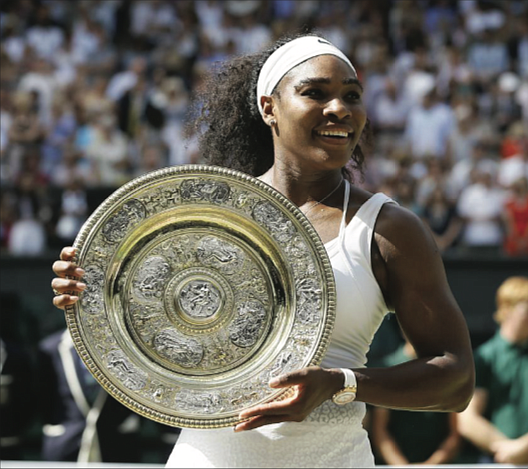 A couple of days before Serena Williams claimed the 22nd of her 23 Grand Slam singles titles at Wimbledon in ...
