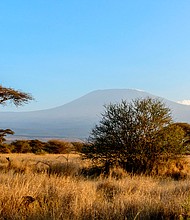 Climbers ascending Mount Kilimanjaro can now document their ascents in real-time on Instagram, following a recent move by Tanzanian authorities to install high-speed internet around the mountain's slopes.
Mandatory Credit:	Roger de la Harpe/Education Images/Universal Images Group/Getty Images