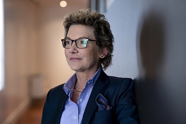 San Francisco Federal Reserve president Mary Daly, seen here on August 11, said Thursday that raising interest rates by either half or three quarters of a percentage point in September would be a "reasonable" way to bring inflation down.
Mandatory Credit:	David Paul Morris/Bloomberg/Getty Images