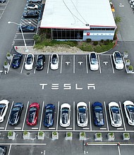 Tesla vehicles may become eligible again next year for the tax credit as the 200,000-unit cap lifts.
Mandatory Credit:	Justin Sullivan/Getty Images