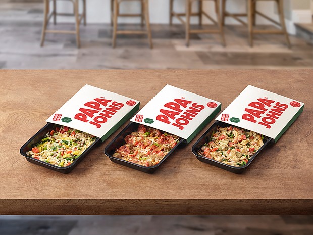 Papa Bowls are all topping, no crust.
Mandatory Credit:	Papa Johns