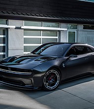 Dodge, famous for offering cars with big and powerful V8 engines, is phasing out some of its iconic, gas-powered muscle cars in favor of electric power.
Mandatory Credit:	Courtesy Stellantis