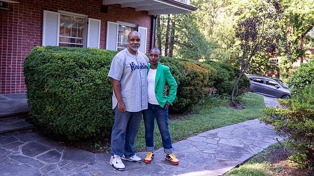 Nathan Connolly and Shani Mott are suing a local real estate appraiser and an online mortgage loan provider, alleging that the housing appraisal they received was unfairly low due to their race.
Mandatory Credit:	Shan Wallace/The New York Times/Redux