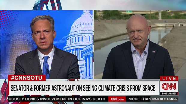 Former astronaut Sen. Mark Kelly on seeing the impact of climate change from space