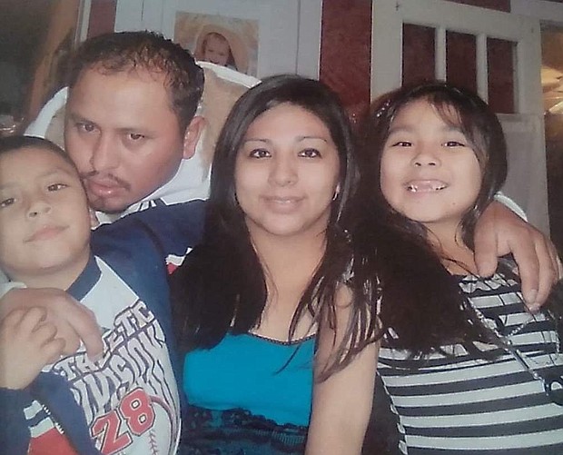 David Gonzales Reyes and family