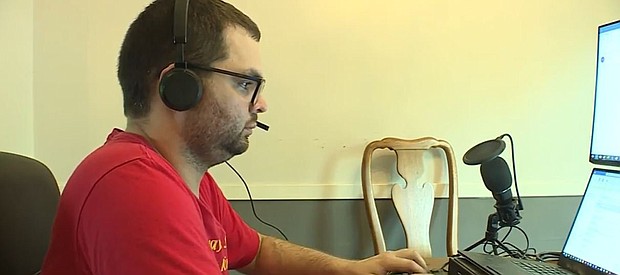 Taylor Witt is hoping for a refund from U.S. Bank or Zelle after he said he fell for a very sophisticated scam.
Mandatory Credit:	KMBC