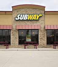 Subway is selling 10,000 passes to members of its free loyalty program. Pictured is a Subway restaurant in Princeton, Illinois, on April 20, 2017.
Mandatory Credit:	Daniel Acker/Bloomberg/Getty Images