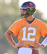 It's unclear why Tom Brady took leave from the team -- but he's back.
Mandatory Credit:	Julio Aguilar/Getty Images