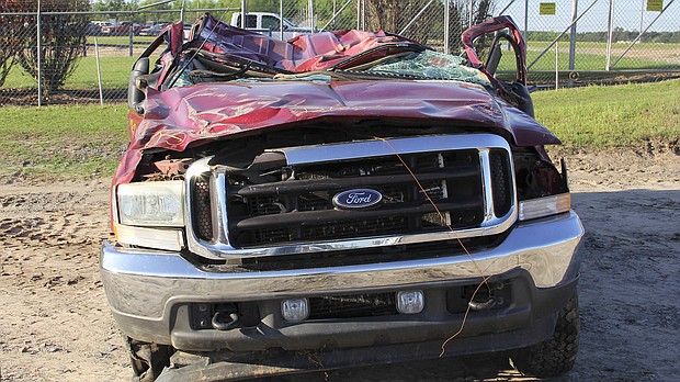 A Georgia jury awarded the family of a couple killed when the roof of their F-250 pickup collapsed during a rollover accident $1.7 billion in punitive damages.
Mandatory Credit:	Nick Giles/Courtesy Butler Prather LLP
