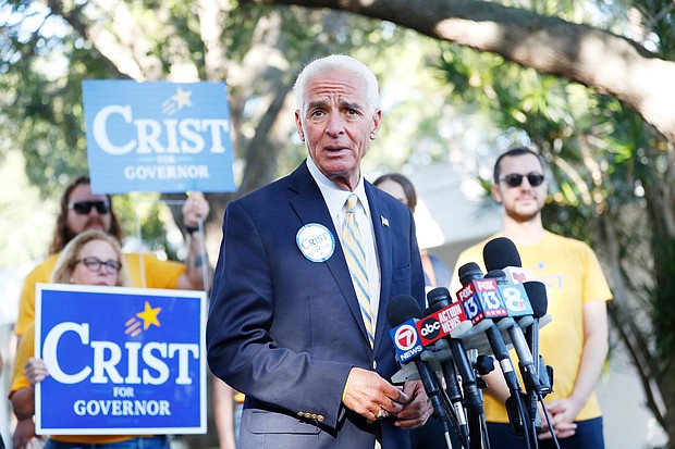 5 things to know for August 24: Primaries, Student loans, Ukraine, Teachers, and Twitter. Florida Gubernatorial candidate Rep. Charlie Crist (D-FL) is seen here on August 23 in St Petersburg, Florida.
Mandatory Credit: Octavio Jones/Getty Images