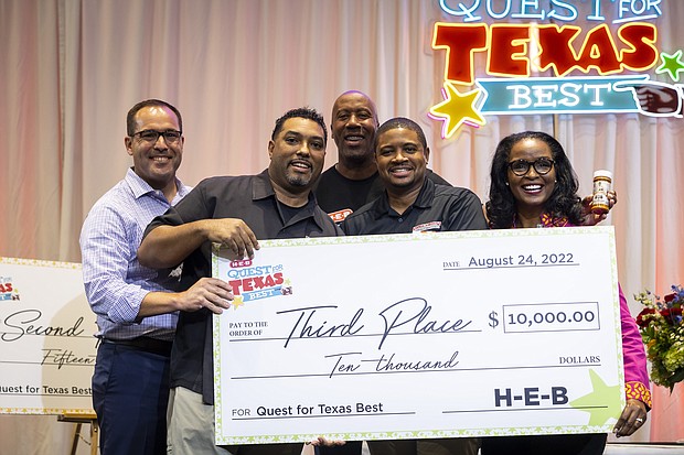 Third Place Winner ($10,000) - TIED:
Brent and Juan Reaves - Smokey John's, Smokey John’s BBQ Rub (Dallas)