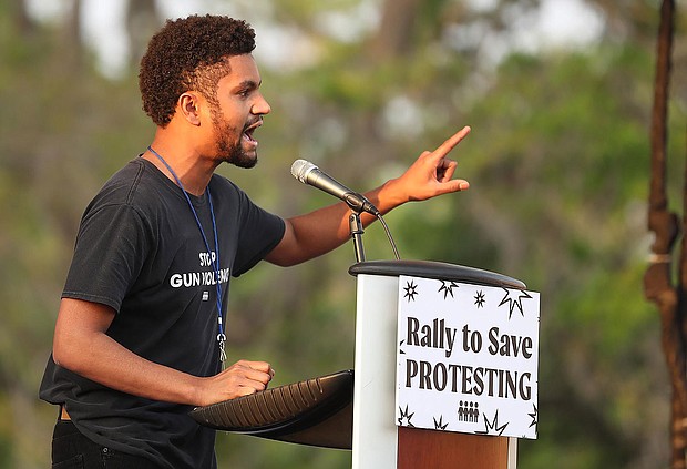 Maxwell Frost, a 25-year-old community organizer and one of the first members of Generation Z to run for Congress, will win the Democratic nomination in Florida's 10th Congressional District, CNN projects.
Mandatory Credit: Stephen M. Dowell/Orlando Sentinel/Tribune News Service/Getty Images
