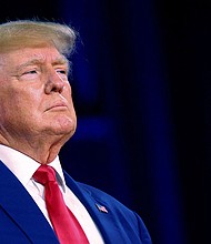 On August 8, the Justice Department ramped up its investigation into former President Donald Trump's potential mishandling of classified documents, with the FBI search at his Mar-a-Lago resort. Trump is seen here at CPAC in Dallas, Texas, on August 6.
Mandatory Credit:	Brian Snyder/Reuters