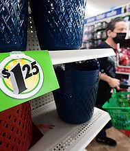 Dollar stores, as their name suggests, offer inexpensive products for bargain-hungry shoppers. But even Dollar General and Dollar Tree, which have thrived this year as rampant inflation has helped boost sales, are starting to feel the pinch of a slowing economy.
Mandatory Credit:	Frederic J. Brown/AFP/Getty Images
