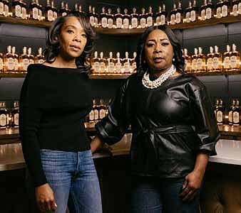 Fawn Weaver (left), Chairman, CEO and Founder, and Victoria Eady
Butler (right), Master Blender of Uncle Nearest Premium Whiskey.
PRNEWSFOTO/UNCLE NEAREST PREMIUM WHISKEY.