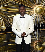 Chris Rock says he was asked to host the Academy Awards next year after he was slapped on stage by fellow actor Will Smith while presenting an award on stage at the ceremony in March.
Mandatory Credit:	Kevin Winter/Getty Images North America/Getty Images