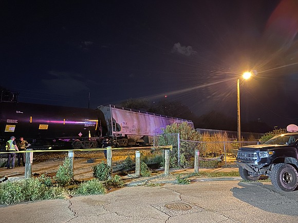 A train conductor was killed in a train derailment in El Paso, Texas, late Monday night, officials said.