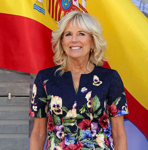 First lady Jill Biden has tested negative for Covid-19 after a rebound case and will return to the Washington, DC, area on August 30.
Mandatory Credit:	zz/KGC-459/STAR MAX/IPx/AP/FILE
