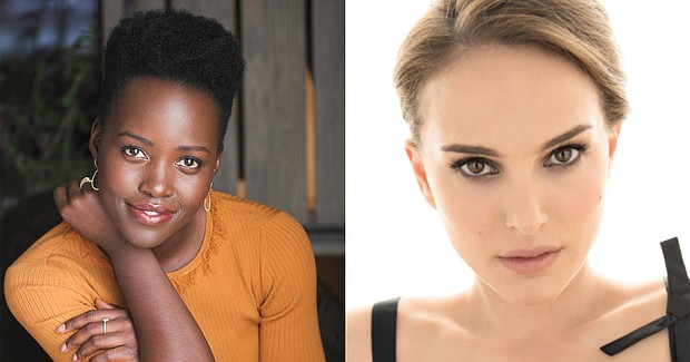 Natalie Portman and Lupita Nyong'o
