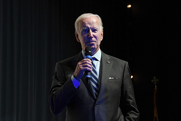 President Joe Biden is set to travel to Pennsylvania on August 30 to speak about his plan to bolster police forces across the nation and reduce gun crime, which includes hiring and training 100,000 police officers over the next five years.
Mandatory Credit:	Olivier Douliery/AFP/Getty Images