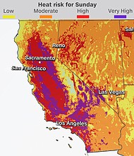 Some of the hottest temperatures of the year are on the way for the West Coast and possibly staying dangerously hot through Labor Day as a mega heat wave builds in for the long term.
Mandatory Credit: CNN Weather