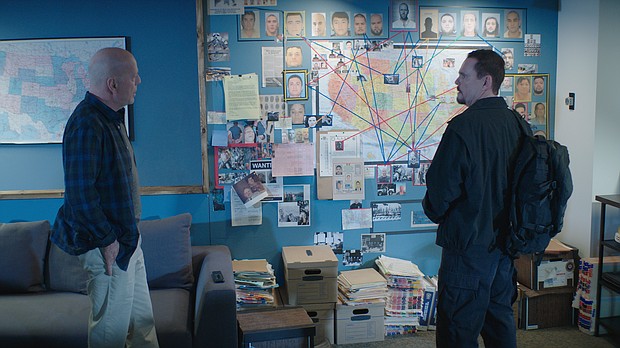 Bruce Willis and Kevin Dillon in 'Wire Room'
Mandatory Credit: Courtesy of Lionsgate