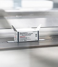 The US Food and Drug Administration has authorized updated vaccines that target the original strain of the coronavirus as well as the Omicron subvariants BA.4 and BA.5.
Mandatory Credit:	Pfizer