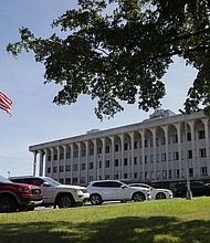 The Justice Department said on August 29 it opposes the release of an FBI affidavit justifying a search warrant used to remove documents from former President Donald Trump's Mar-a-Lago home in Florida. The federal court in West Palm Beach is seen on August 18.
Mandatory Credit:	Eva Marie Uzcategui/Bloomberg/Getty Images