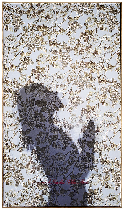 Letitia Huckaby, Ms. Rose, 2022, Pigment Print on Fabric with Embroidery, 71 x 41 inches
Photo courtesy of Talley Dunn Gallery
