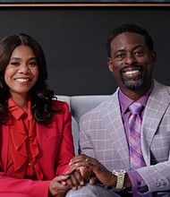 Regina Hall, left, and Sterling K. Brown are pictured here in 'Honk for Jesus. Save Your Soul.'
Mandatory Credit:	Courtesy Focus Features