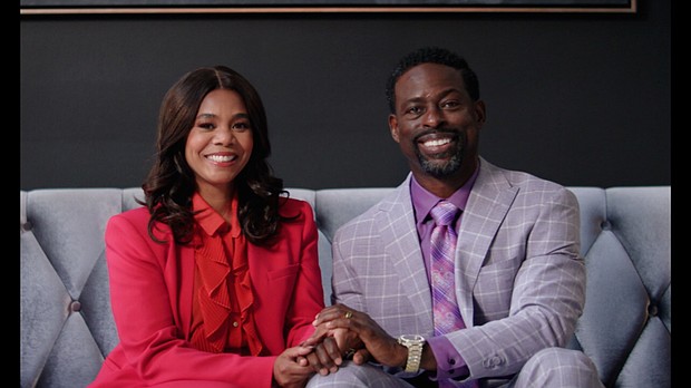 Regina Hall, left, and Sterling K. Brown are pictured here in 'Honk for Jesus. Save Your Soul.'
Mandatory Credit:	Courtesy Focus Features