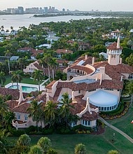 On September 2, US District Judge Aileen Cannon released a detailed inventory from the Mar-a-Lago search that the Justice Department previously filed under seal in court. Mar-a-Lago is pictured here on August 10.
Mandatory Credit:	Steve Helber/AP