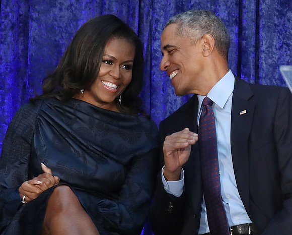 Former President Barack Obama and former first lady Michelle Obama will visit the White House on Wednesday for the unveiling …