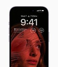 Both models include a new Super Retina XDR display with ProMotion that features the Always-On display for the first time ever on iPhone, enabled by a new 1Hz refresh rate and multiple power-efficient technologies.