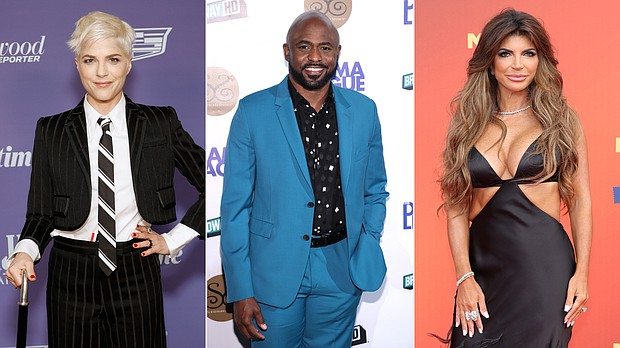(L-R) Selma Blair, Wayne Brady and Teresa Giudice will compete on "Dancing with the Stars."
Mandatory Credit:	Getty Images