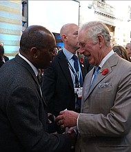 Mayor Turner and King Charles III (COP26, 2021)
