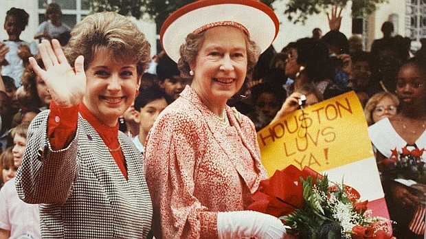 Queen Elizabeth visits Houston