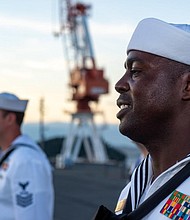 1st Class Nicholas Ochieng/
Photo by Petty Officer 3rd Class Daniel Providakes 
USS RONALD REAGAN (CVN 76)